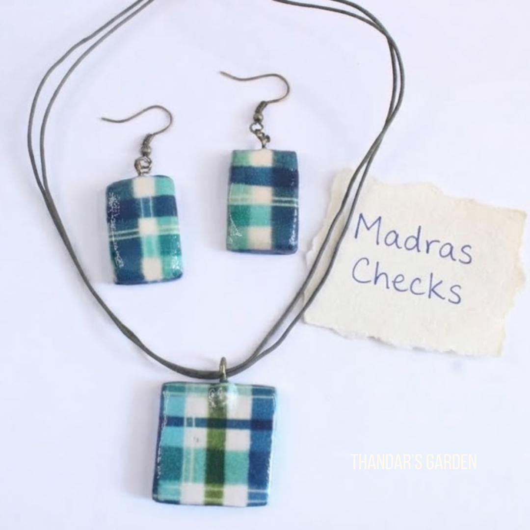 Madras Checks : Sea Breeze Set