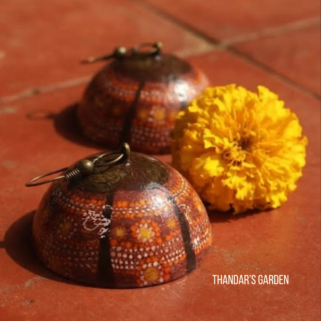 Kerala Mural : Sunset Jhumka