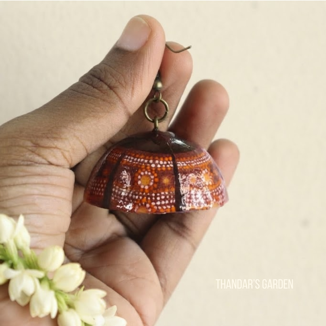 Kerala Mural : Sunset Jhumka