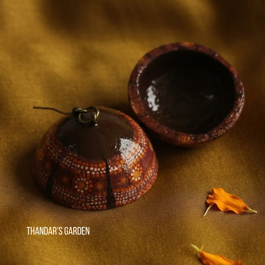 Kerala Mural : Sunset Jhumka