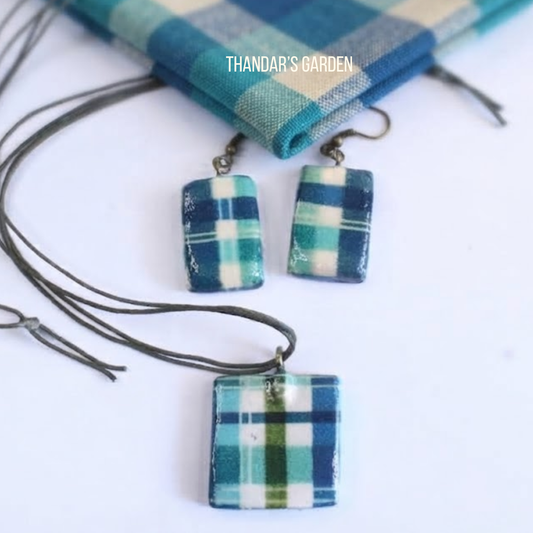 Madras Checks : Sea Breeze Set