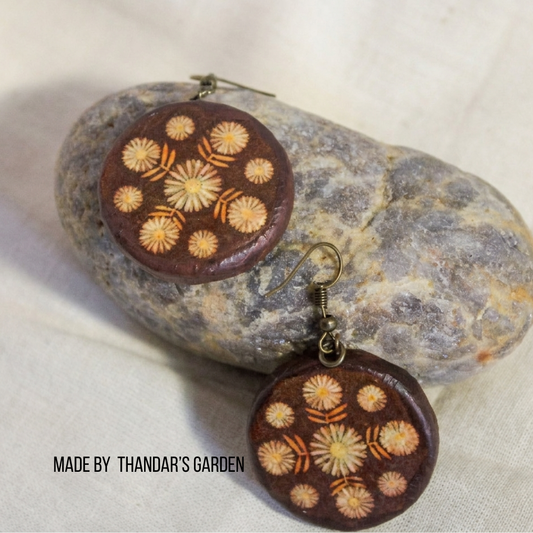Meadow Medallion Earring