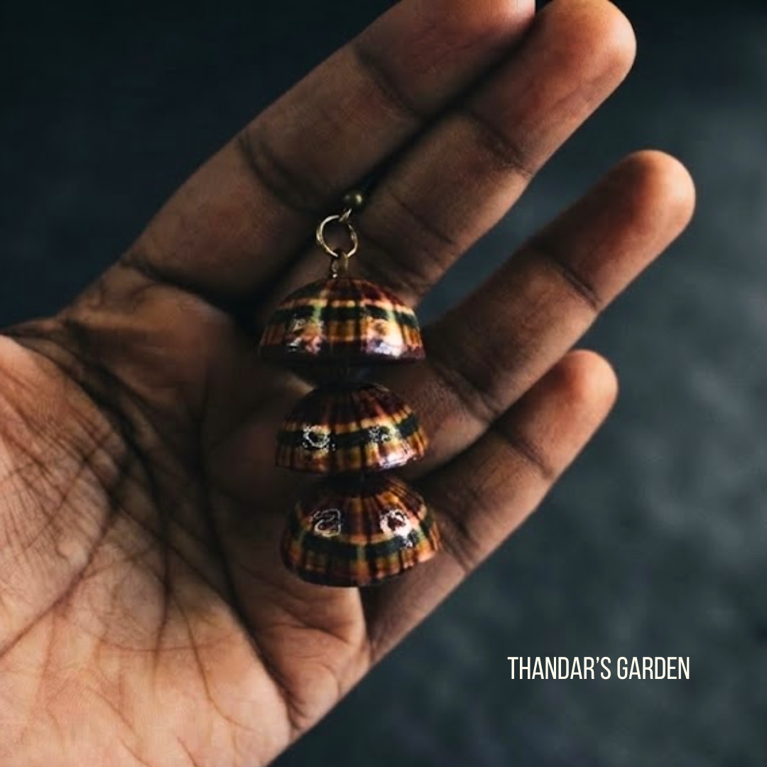 Madras Checks : Heritage Madras Jhumka