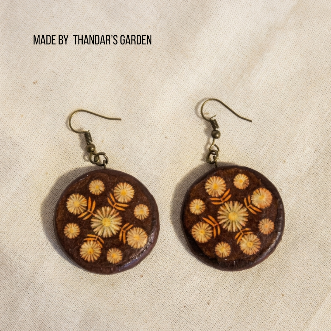 Meadow Medallion Earring