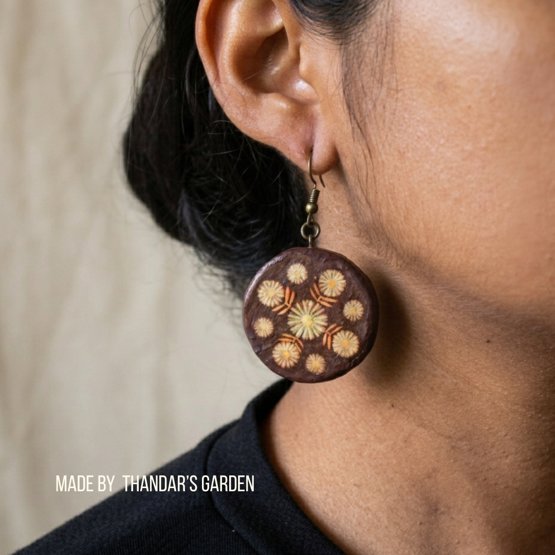 Meadow Medallion Earring