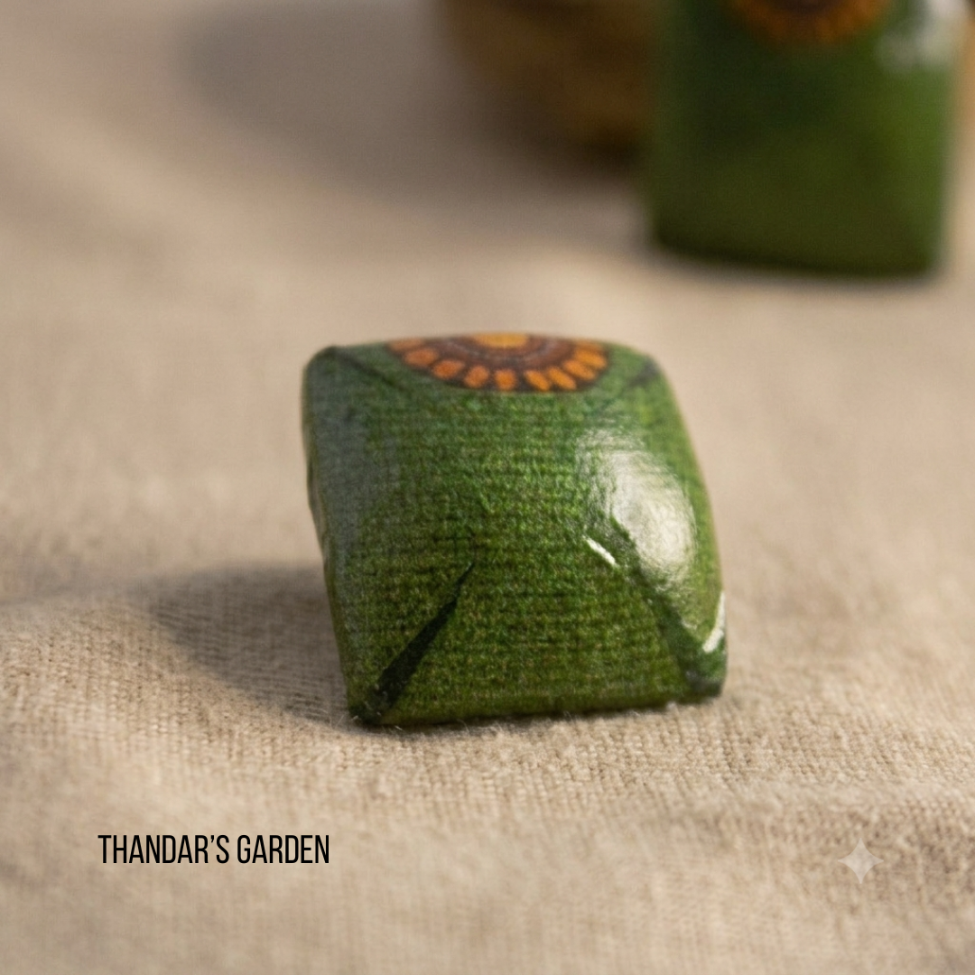 Kerala Mural: Forest Bloom Studs