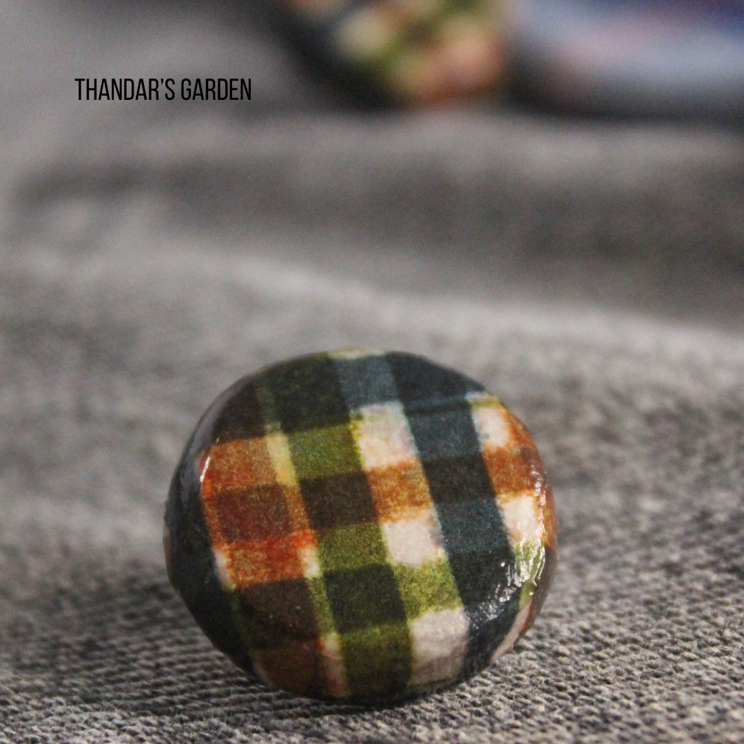 Madras Checks: Monsoon Garden Stud