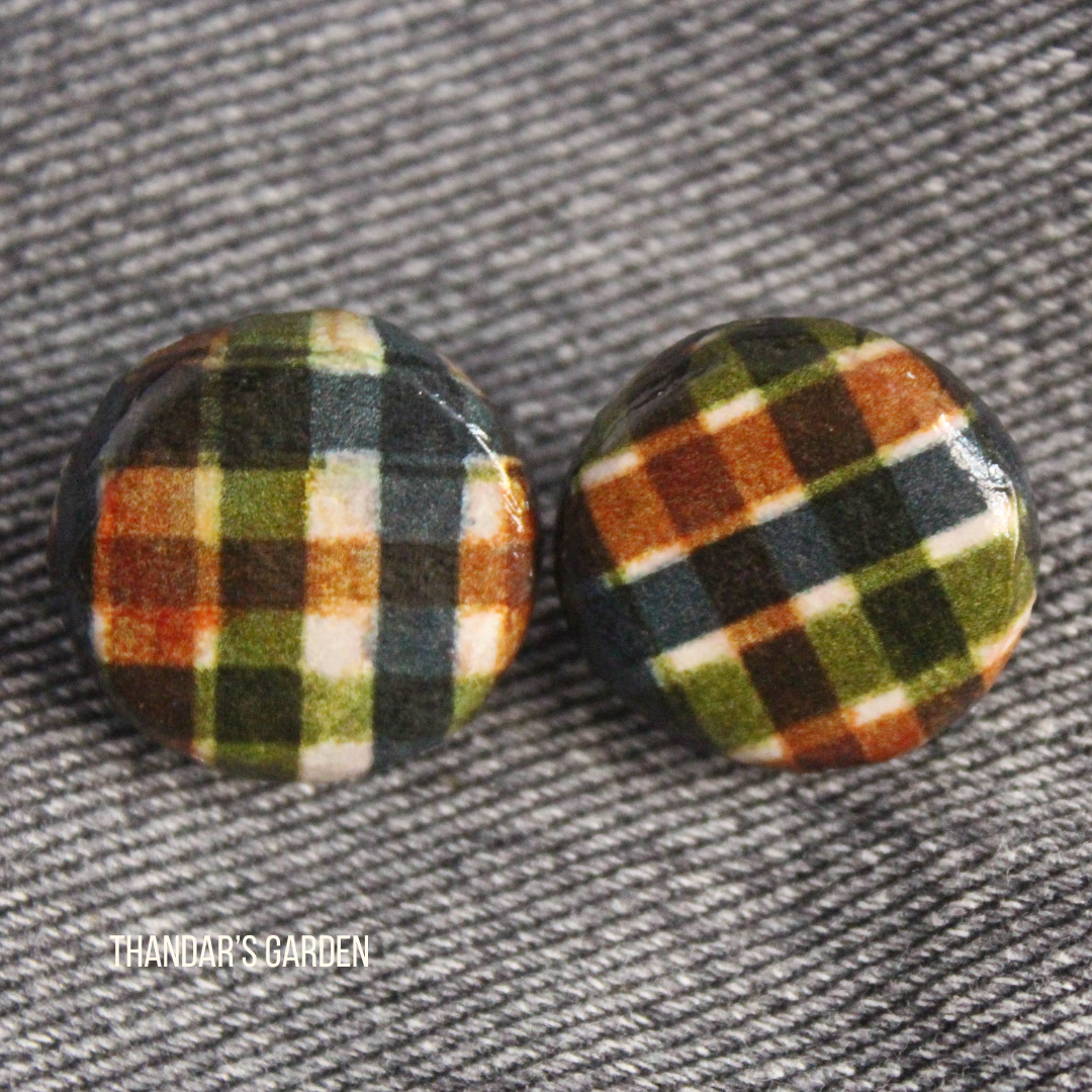 Madras Checks: Monsoon Garden Stud